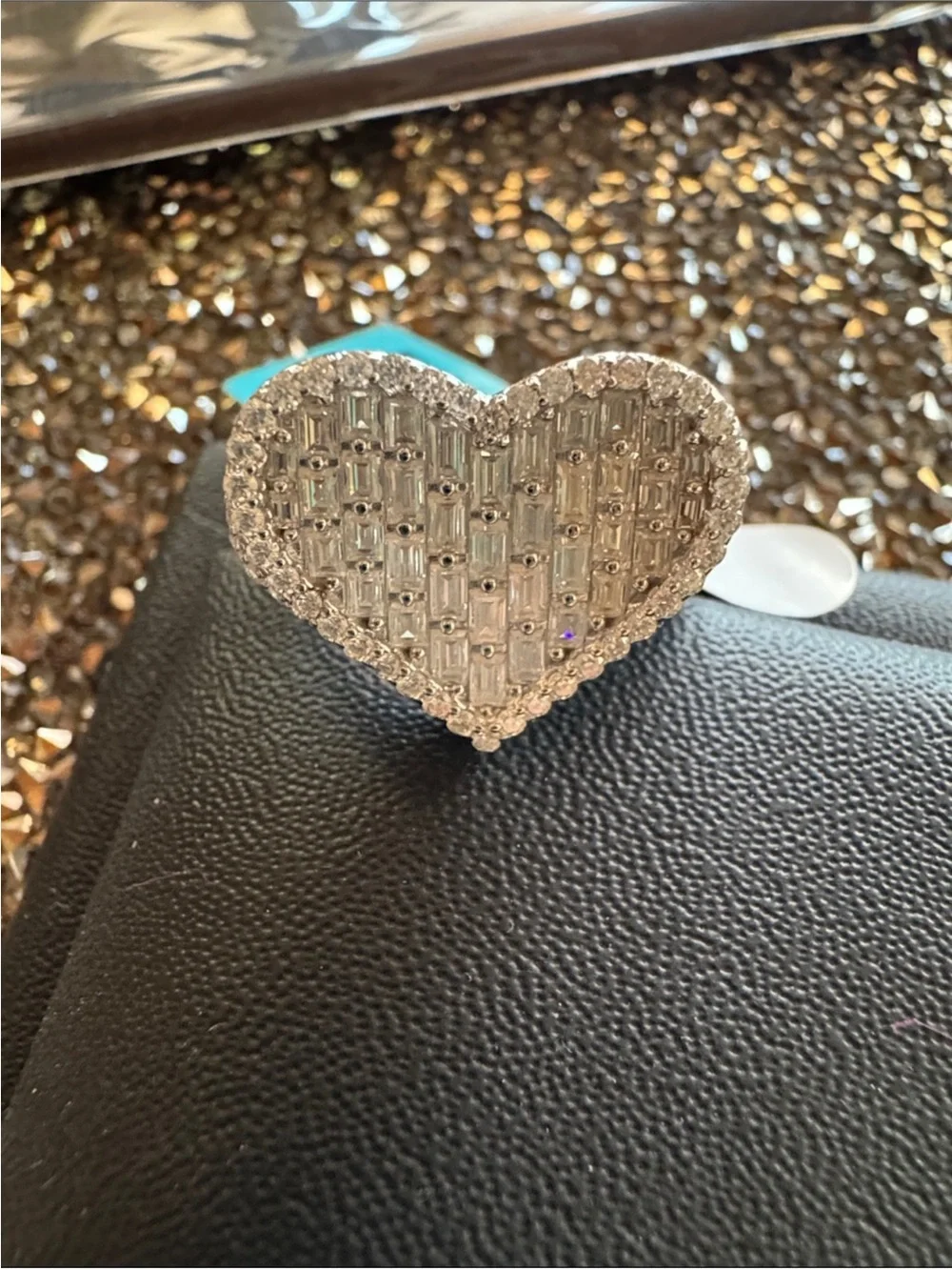 Heart Ring 925 Moissanite Ring 3.40 CTW VVSD Color Size: 10 $1088.99 MSRP $283 $